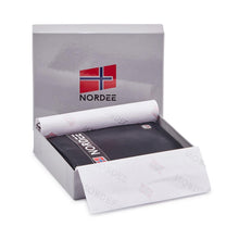 Įkelti vaizdą į galerijos rodinį, Vyriška odinė piniginė, juoda, Nordee 6122