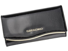 Įkelti vaizdą į galerijos rodinį, Moteriška odinė piniginė, juoda, Gregorio 2377