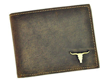 Įkelti vaizdą į galerijos rodinį, Vyriška odinė piniginė, ruda, Wild 6504