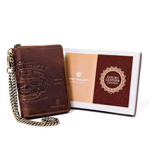 Įkelti vaizdą į galerijos rodinį, Vyriška odinė piniginė, ruda, Peterson 1254