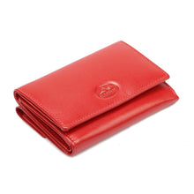 Įkelti vaizdą į galerijos rodinį, Moteriska odine pinigine raudona, EL FORREST gulscia