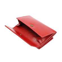 Įkelti vaizdą į galerijos rodinį, Moteriska odine pinigine raudona, EL FORREST monetu skyrius
