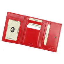 Įkelti vaizdą į galerijos rodinį, Moteriska odine pinigine raudona, EL FORREST vidus