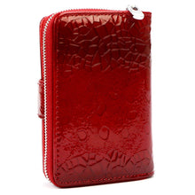 Įkelti vaizdą į galerijos rodinį, Moteriska raudona odine pinigine Jennifer Jones 5884 nugara