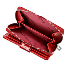 Įkelti vaizdą į galerijos rodinį, Moteriska raudona odine pinigine Jennifer Jones 5884 vidus