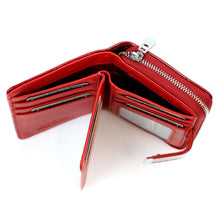 Įkelti vaizdą į galerijos rodinį, Moteriska raudona odine pinigine Jennifer Jones 5884 virsus