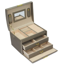 Įkelti vaizdą į galerijos rodinį, Papuosalu dezute pilksvai ruda PATRIZIA8391 atidaryta