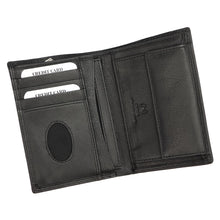 Įkelti vaizdą į galerijos rodinį, Vyriska odine pinigine juoda Albatross vidus
