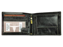 Įkelti vaizdą į galerijos rodinį, Vyriška odinė piniginė, ruda, Wild 6504