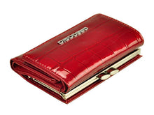 Įkelti vaizdą į galerijos rodinį, Moteriška odinė piniginė, raudona, Gregorio 7144