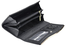 Įkelti vaizdą į galerijos rodinį, Moteriška odinė piniginė, juoda, Gregorio 2377