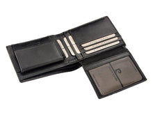 Įkelti vaizdą į galerijos rodinį, Vyriška odinė piniginė, juoda, Pierre Cardin 3129
