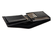 Įkelti vaizdą į galerijos rodinį, Vyriška odinė piniginė, juoda, Pierre Cardin 3129