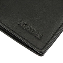 Įkelti vaizdą į galerijos rodinį, Vyriška odinė piniginė, juoda, Nordee 5484