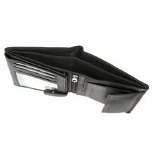 Įkelti vaizdą į galerijos rodinį, Vyriška odinė piniginė, juoda, Nordee 5484