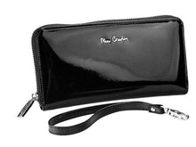 Įkelti vaizdą į galerijos rodinį, Moteriška odinė juoda piniginė, Pierre Cardin Galanterija