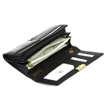 Įkelti vaizdą į galerijos rodinį, Moteriška odinė piniginė, juoda LS-106, Gregorio Galanterija