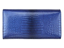 Įkelti vaizdą į galerijos rodinį, Moteriška odinė piniginė, mėlyna, Gregorio 1401 Galanterija