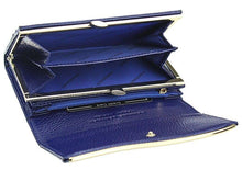 Įkelti vaizdą į galerijos rodinį, Moteriška odinė piniginė, mėlyna, Gregorio 2162 Galanterija