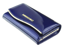 Įkelti vaizdą į galerijos rodinį, Moteriška odinė piniginė, mėlyna, Gregorio 2162 Galanterija