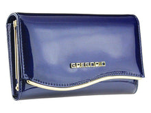 Įkelti vaizdą į galerijos rodinį, Moteriška odinė piniginė, mėlyna, Gregorio 2162 Galanterija