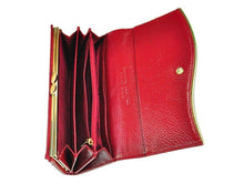 Įkelti vaizdą į galerijos rodinį, Moteriška odinė piniginė, raudona, Gregorio 1128 Galanterija
