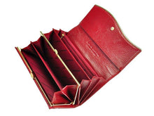 Įkelti vaizdą į galerijos rodinį, Moteriška odinė piniginė, raudona, Gregorio 1128 Galanterija