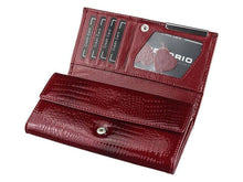Įkelti vaizdą į galerijos rodinį, Moteriška odinė piniginė, raudona, Gregorio 1432 Galanterija