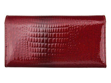 Įkelti vaizdą į galerijos rodinį, Moteriška odinė piniginė, raudona, Gregorio 1432 Galanterija