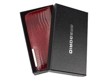 Įkelti vaizdą į galerijos rodinį, Moteriška odinė piniginė, raudona, Gregorio 1623 Galanterija