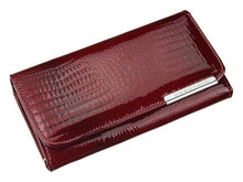 Įkelti vaizdą į galerijos rodinį, Moteriška odinė piniginė, raudona, Gregorio 1623 Galanterija