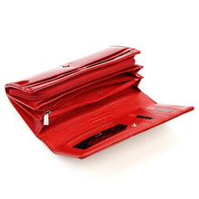 Įkelti vaizdą į galerijos rodinį, Moteriška odinė piniginė, raudona, Pierre Cardin 4191 praeitiesvejai