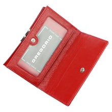 Įkelti vaizdą į galerijos rodinį, Moteriška odinė piniginė, raudona PVGF108, Gregorio Galanterija