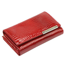 Įkelti vaizdą į galerijos rodinį, Moteriška odinė piniginė, raudona PVGF108, Gregorio Galanterija