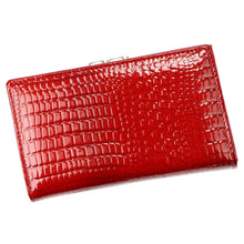 Įkelti vaizdą į galerijos rodinį, Moteriška odinė piniginė, raudona PVGF108, Gregorio Galanterija
