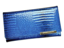 Įkelti vaizdą į galerijos rodinį, Moteriška piniginė odinė, mėlyna, Gregorio 1814 Galanterija