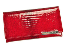 Įkelti vaizdą į galerijos rodinį, Moteriška piniginė odinė, raudona, Gregorio 1807 Galanterija