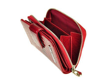 Įkelti vaizdą į galerijos rodinį, Moteriška piniginė odinė, raudona, Gregorio 1852 Galanterija