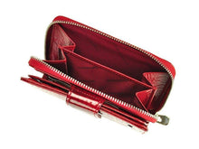 Įkelti vaizdą į galerijos rodinį, Moteriška piniginė odinė, raudona, Gregorio 1852 Galanterija