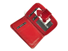 Įkelti vaizdą į galerijos rodinį, Moteriška piniginė odinė, raudona, Gregorio 1852 Galanterija