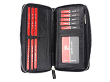 Įkelti vaizdą į galerijos rodinį, Moteriška piniginė odinė, raudona, Pierre Cardin 9711 Galanterija