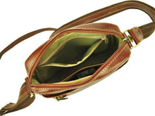 Įkelti vaizdą į galerijos rodinį, Odinė rankinė per petį, juoda, Gregorio 8665 Galanterija