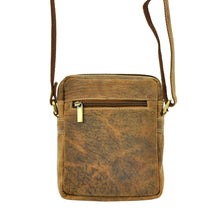 Įkelti vaizdą į galerijos rodinį, Odinė rankinė per petį, ruda, Wild 1794 Galanterija