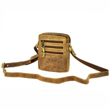 Įkelti vaizdą į galerijos rodinį, Odinė rankinė per petį, ruda, Wild 1794 Galanterija