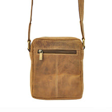 Įkelti vaizdą į galerijos rodinį, Odinė rankinė per petį, šviesiai rudos spalvos, Wid 1862 Galanterija