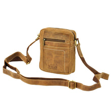 Įkelti vaizdą į galerijos rodinį, Odinė rankinė per petį, šviesiai rudos spalvos, Wid 1862 Galanterija