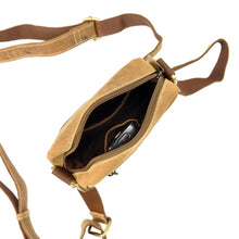 Įkelti vaizdą į galerijos rodinį, Odinė rankinė per petį, šviesiai rudos spalvos, Wid 1862 Galanterija