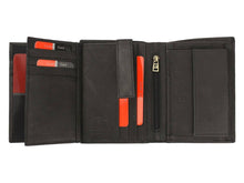 Įkelti vaizdą į galerijos rodinį, Odinė vyriška piniginė, juoda, Pierre Cardin 5782 Galanterija