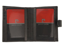 Įkelti vaizdą į galerijos rodinį, Odinė vyriška piniginė, juoda, Pierre Cardin 5805 Galanterija