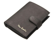 Įkelti vaizdą į galerijos rodinį, Odinė vyriška piniginė, juoda, Pierre Cardin 5805 Galanterija